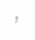 Monorecchino Donna Raggi Argento 925 Rosato Cerchio e Zircone