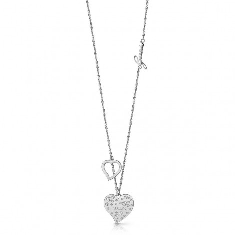 Collana Donna Guess Doppio Cuore UBN78066