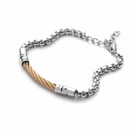 Bracciale Uomo Cesare Paciotti  Spiral Acciaio Bronze 4UBR3525