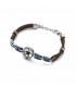 Bracciale Uomo Cesare Paciotti Corda e Ceramica Blu 4UBR2744