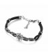 Bracciale Uomo Cesare Paciotti Timone Corda  Nero 4UBR2742