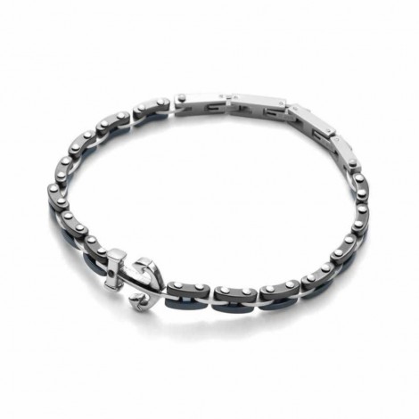 Bracciale Uomo Cesare Paciotti Ancora Acciaio Ceramica 4UBR2737