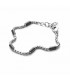 Bracciale Uomo Cesare Paciotti Cylinder Segmenti Neri 4UBR3492