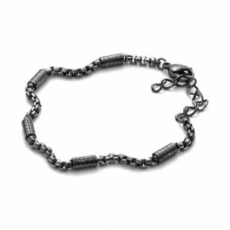 Bracciale Uomo Cesare Paciotti Cylinder Nero 4UBR3494