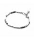 Bracciale Uomo Cesare Paciotti Rectangle Segmenti Neri 4UBR3498