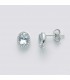 Orecchini Miluna Acquamarina Ovale 1,2 ct Diamanti 0,16ct ERD2411