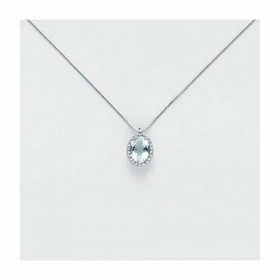 Collana Miluna Diamanti  e Acquamarina 1,1 ct CLD4127