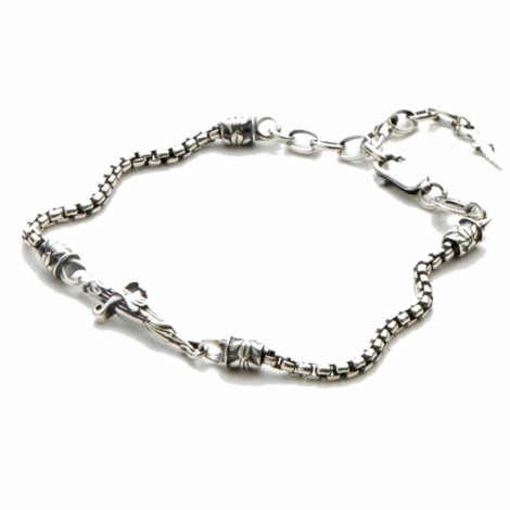 Bracciale Uomo Cesare Paciotti Silver Leaves JPBR2037V