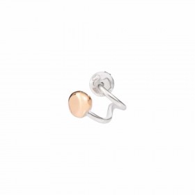 Orecchino Destro Donna Dodo Pepita Huggies Argento925 e Oro Rosa 9K  DHC0004PEPTR0009A
