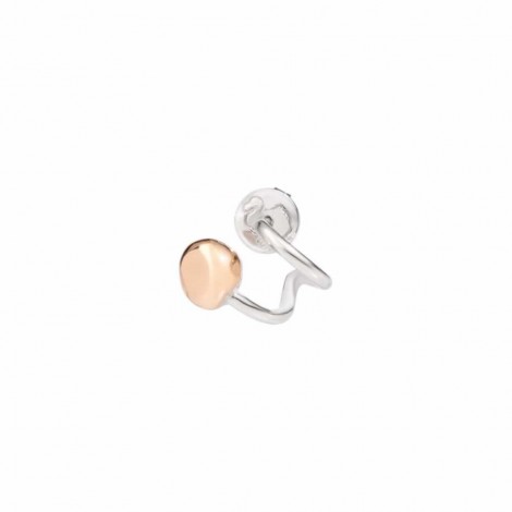 Orecchino Destro Donna Dodo Pepita Huggies Argento925 e Oro Rosa 9K  DHC0004PEPTR0009A