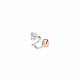 Orecchino Sinistro Donna Dodo Pepita Huggies Argento925 e Oro Rosa 9K DHC0004PEPTL0009A