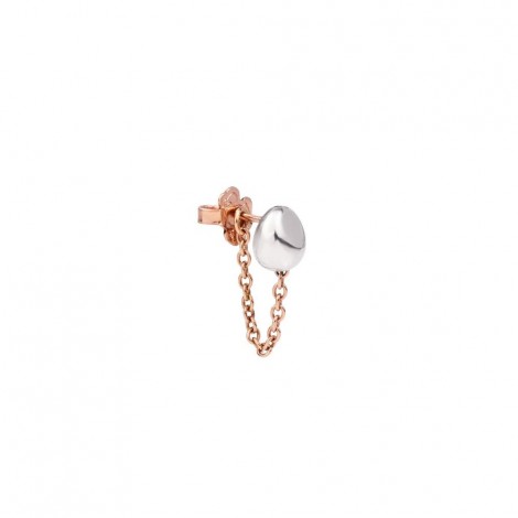 Orecchino Donna Dodo Pepita Huggies Pendente Argento925 e Oro Rosa 9K  DHC0003PEPIT0009A