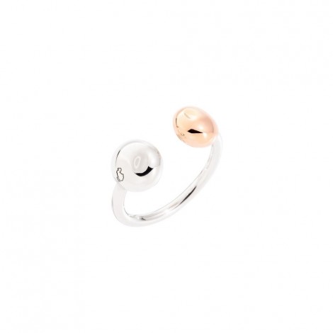 Anello Dodo Pepita Argento925 Oro Rosa 9k