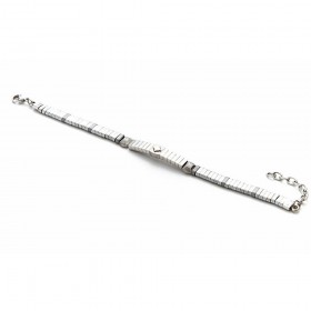 Bracciale Uomo Cesare Paciotti Hematite Bianco Ancora 4UBR3542