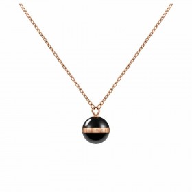 Collana Donna Daniel Wellington Aspiration Rosegold Black  DW00400156