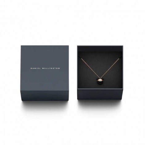 Collana Donna Daniel Wellington Aspiration Rosegold Black  DW00400156