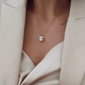 Collana Donna Daniel Wellington Aspiration Rosegold White  DW00400157