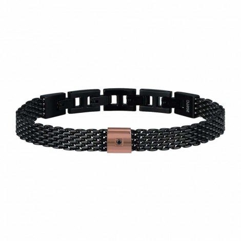 Bracciale Breil Uomo Black Diamond Rosé TJ2956