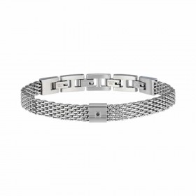 Bracciale Breil Uomo Black Diamond Acciaio TJ2954