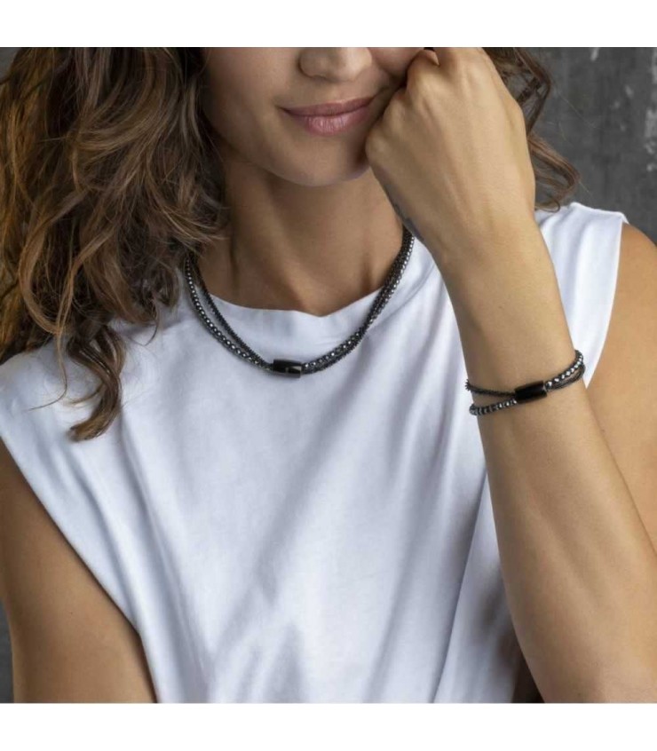 Rainso Bracciale Da Donna, Bracciale Agnetico In Acciaio Al Titanio - Foto 4