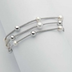 Bracciale Donna Miluna Perle Argento PBR3198