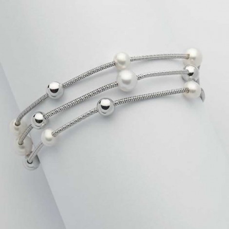 Bracciale Donna Miluna Perle Argento PBR3198