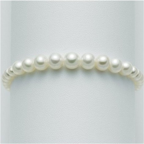 Bracciale Donna Miluna I Fili Regina Perle Bianche Diametro 7/7,5 PBR1687