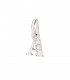 Ciondolo Dodo Lettera A Oro Bianco 18Kt Diamanti DLETPOB/B/A
