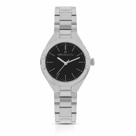 Ops Orologio Donna Master Acciaio Silver Nero OPSPW-764