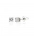 Raggi Orecchini Donna Punto Luce Griffe Diamante 0,12ct F VS