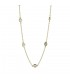 Girocollo Raggi Oro Giallo 18 kt Sette Diamanti 0,35ct F VS