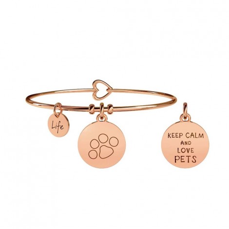 Bracciale Donna Kidult Love Pets Zampa Rosé 731020