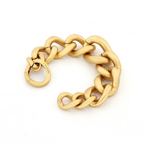 Unoaerre Bracciale Gold Groumette Satinata Limited Edition EXB4704