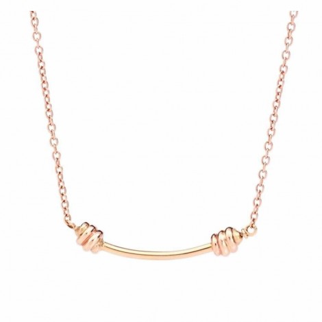 Collana Donna Dodo Nodo Oro Rosa 9kt 42 cm DGKNOT/9/42