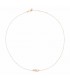 Collana Donna Dodo Mini Nodo Oro Rosa 9kt 40 cm