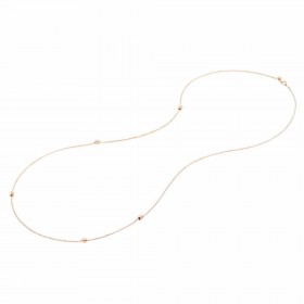 Collana Donna Dodo Nodo Stopper Oro Rosa 9kt 80 cm DCKNOT5/9/80