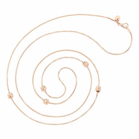 Collana Donna Dodo Nodo Stopper Oro Rosa 9kt 80 cm DCKNOT5/9/80