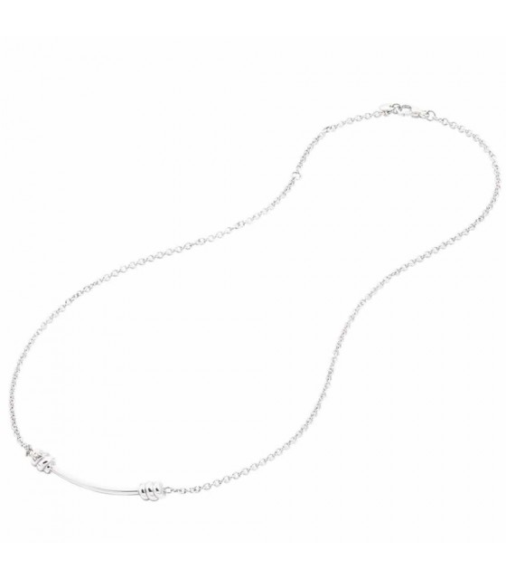 DUR Collana A Serpente In Argento 925 Per Donna, Lunghezza 42 Cm, Collezione Serpenti, Senza Pietre, Elegante E Casual