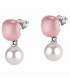 Orecchini Donna Morellato Gemma Perle Argento 925 e Perle Rosa SATC06