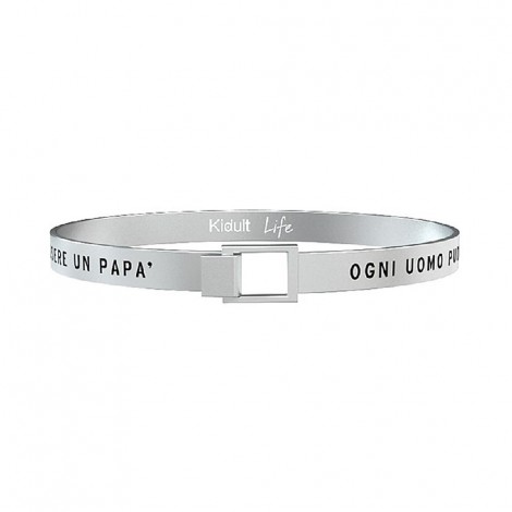 Kidult Bracciale Uomo Acciaio Ogni Uomo Può Essere Padre 731207L