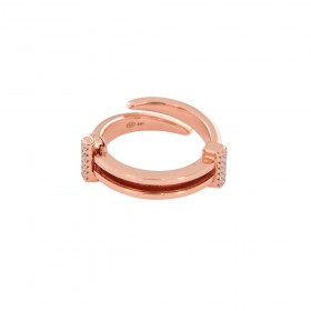 Anello Marcello Pane Base Componibile Argento 925 Rosé ANYL001R