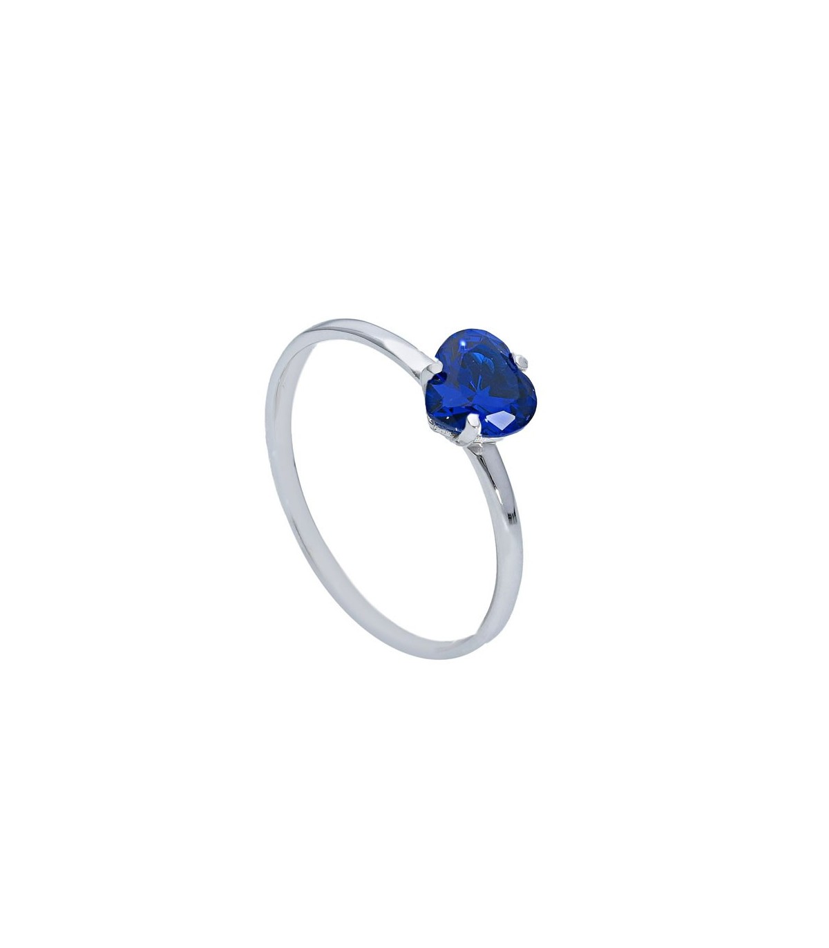 Anello sales zircone blu