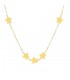 Collana Donna Raggi Stelle Oro Giallo 9kt 40cm