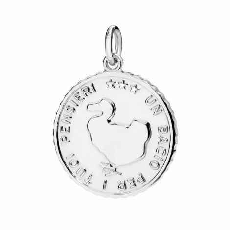 Dodo Charm Moneta Argento 925 Un Bacio DMKISS/A