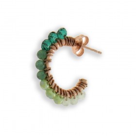 Orecchini A Goccia Semicerchio In Argento Sterling 925 Placcato Oro – Ipoallergenici, Leggeri (4g) – Regalo Donna