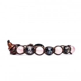 Bracciale Tamashii Mantra Quarzo Rosa BHS200-33