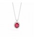 Collana Donna Re Carlo Iris Diamanti 0,06 ct e Rubino 0,34 ct P33CC251/RB