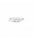 Anello Donna Re Carlo Trilogy Linea Anniversary Oro Bianco 18 Kt Diamanti 0,35 Ct F VS R01TY733/035