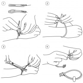 Bracciale Trollbeads in Pelle Nero TLEBR-00056