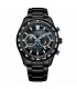 Orologio Uomo Citizen Crono Sport Eco Drive Cinturino Acciaio Nero 43mm CA4485-85E